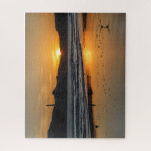 ニュージーランドジグソーパズル – カストルポイントサンライズ