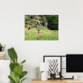 ニュージーランドスタッグ ポスター (ホームオフィス)