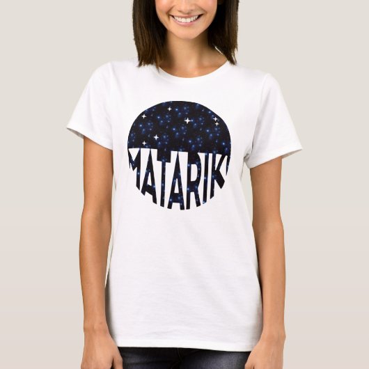 ニュージーランドセブンシスターズマオリMATARIKI 2b Tシャツ (正面)