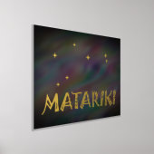 ニュージーランドセブンシスターズマトリキ1a 箔ポスター (レイダウン)