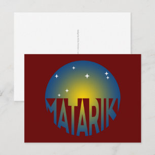 ニュージーランドセブン姉妹マオリMATARIKI 2a ポストカード