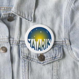 ニュージーランドセブン姉妹マオリMATARIKI 2a 缶バッジ