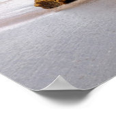 ニュージーランドタイルアビーチウェーブズ ポスター (角)