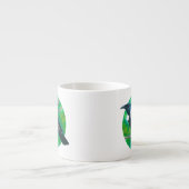 ニュージーランドチ絵画ゥイ – のアクリル エスプレッソカップ (正面)