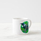ニュージーランドチ絵画ゥイ – のアクリル エスプレッソカップ (正面右)