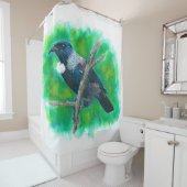 ニュージーランドチ絵画ゥイ – のアクリル シャワーカーテン (インサイチュ)