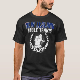 ニュージーランドテーブルテニスKiwi Ping Pongチームサップ Tシャツ