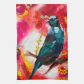 ニュージーランドトゥイバードティータオル キッチンタオル (縦)