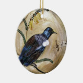 ニュージーランドトゥイ セラミックオーナメント (右)