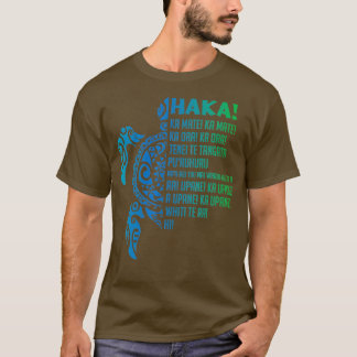 ニュージーランドハッカKa Mate Song urtle Rugby Maori Tシャツ