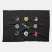 ニュージーランドパウアキウイマネー キッチンタオル (横)