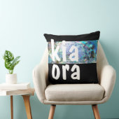 ニュージーランドパウアブラックキアオラマオリNZ KIWI クッション (椅子)