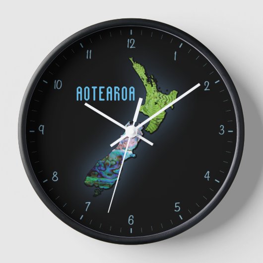 ニュージーランドパウア大時計 壁時計 (正面)