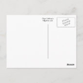 ニュージーランドビーチ&マウンテン ポストカード (裏面)