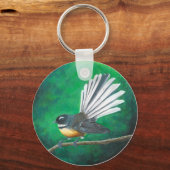 ニュージーランドファンテールバード(ピワカワカ) – キーリング (正面)