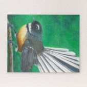 ニュージーランドファンテールバード（ピワカワカ） -パズル ジグソーパズル (横)