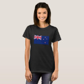 ニュージーランドプレミアム国旗 Tシャツ (正面フル)