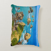 ニュージーランドポイント島 アクセントクッション (裏面(縦))