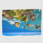 ニュージーランドポイント島 ゴルフタオル (横)