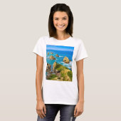 ニュージーランドポイント島 Tシャツ (正面フル)