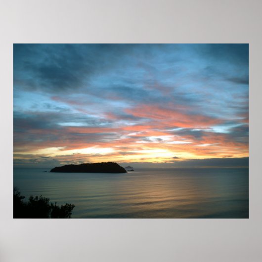 ニュージーランドポスター日の出 ポスター (正面)