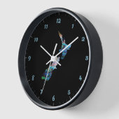 ニュージーランドポーア 壁時計 (傾斜)