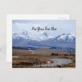 ニュージーランドマウンテンロードトリップ |サウスアイランドNZ ポストカード (正面/裏面)