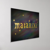 ニュージーランドマオリ語 – マタリキスターズ1a 箔ポスター (レイダウン)