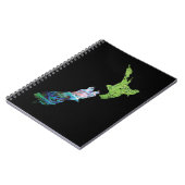 ニュージーランドマシンプルップとシダ ノートブック (左側)