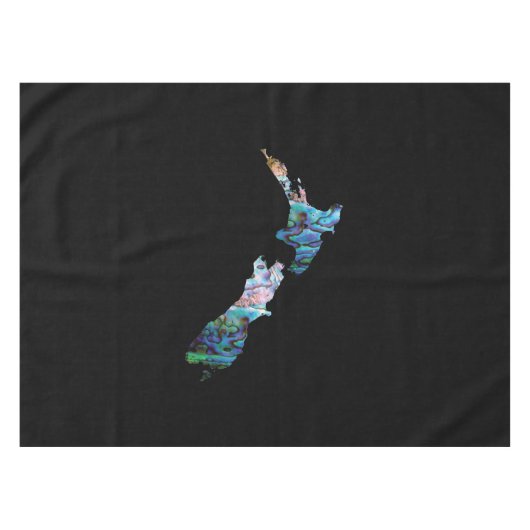 ニュージーランドマップポーアランチョンマット テーブルクロス (正面(横))