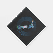 ニュージーランドマップリングや輪ポーアナプキン スタンダードランチョンナプキン (角)