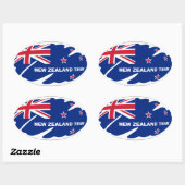 ニュージーランドラグビーシール 楕円形シール (シート)