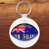ニュージーランドラグビーボール キーホルダー (正面)