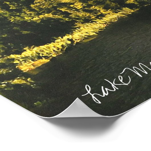 ニュージーランドレイクマセソンサウスアイランド ポスター (角)