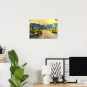 ニュージーランドレイクマセソンサウスアイランド ポスター (ホームオフィス)