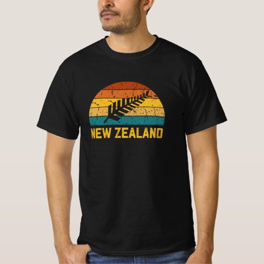 ニュージーランドレトロ Tシャツ (正面)