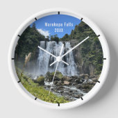 ニュージーランドワイカトマロコパ秋バケーションメモリ 壁時計 (正面)