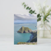 ニュージーランドワティプビーチビューオマナワヌイトラック ポストカード (スタンド正面)