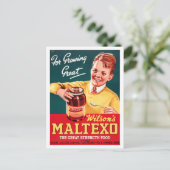 ニュージーランドヴィンテージ広告のポスター ポストカード (スタンド正面)