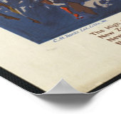 ニュージーランドヴィンテージ旅行ポスター広告レトロプリント ポスター (角)