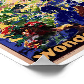 ニュージーランドヴィンテージ旅行ポスター ポスター (角)