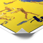 ニュージーランドヴィンテージ旅行ポスター ポスター (角)