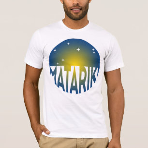 ニュージーランド七姉妹マタリキマオリ2a tシャツ