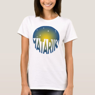 ニュージーランド七姉妹マタリキマオリ2a tシャツ