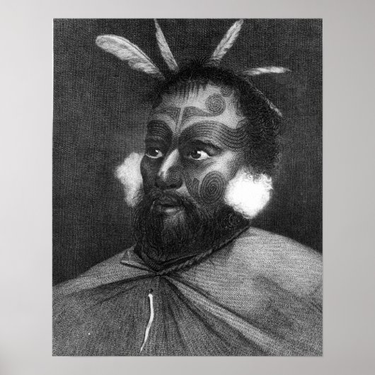 ニュージーランド人ポートレート ポスター (正面)