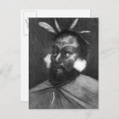 ニュージーランド人ポートレート ポストカード (正面/裏面)