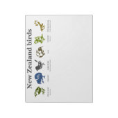 ニュージーランド先住民の鳥のノートパッド ノートパッド (回転)