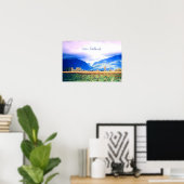 ニュージーランド写真キツネ氷河 ポスター (ホームオフィス)