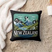 ニュージーランド南太平洋 クッション (ブランケット)