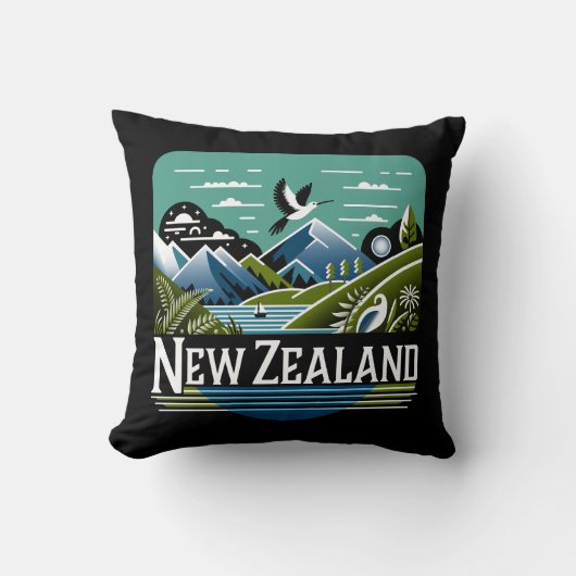 ニュージーランド南太平洋 クッション (正面)
